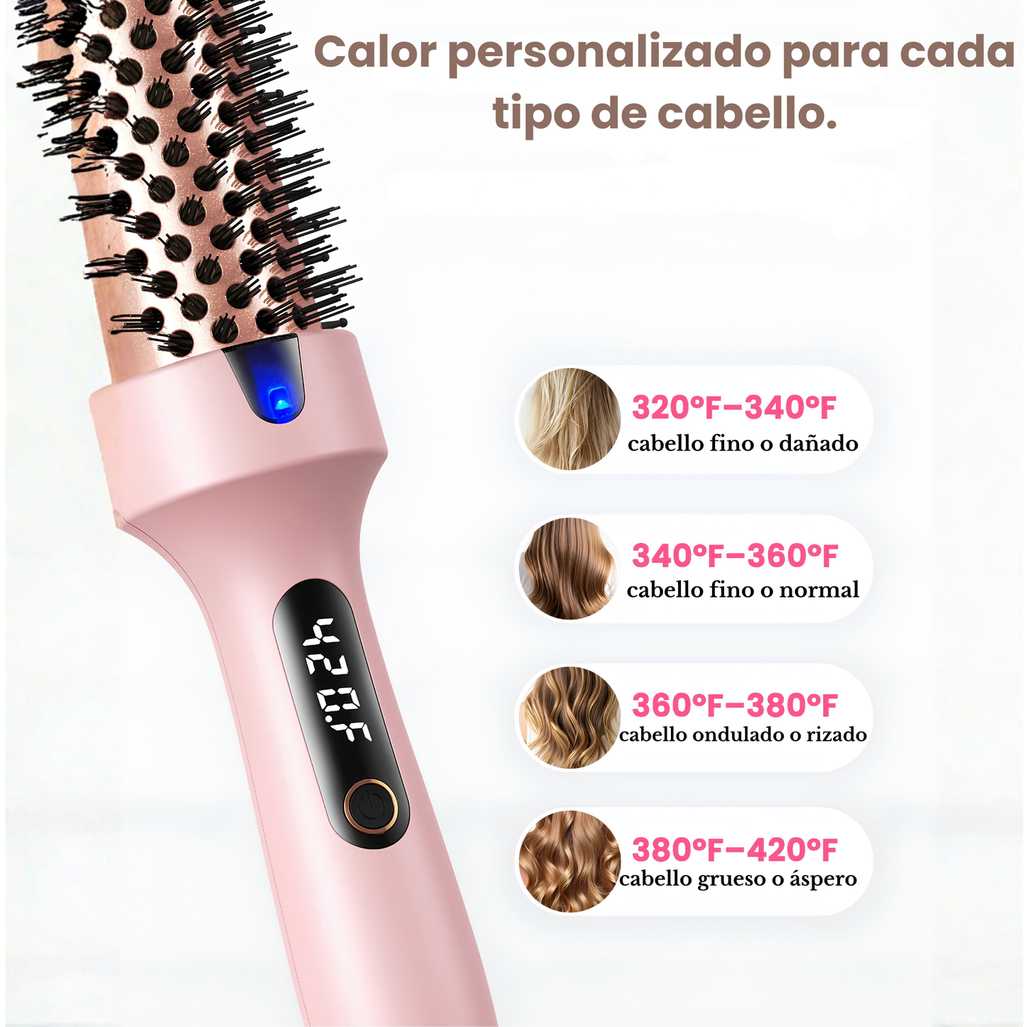 Cepillo térmico iónico 3 en 1