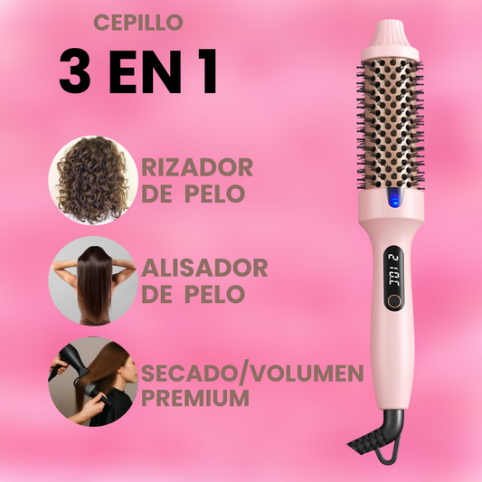 Cepillo térmico iónico 3 en 1